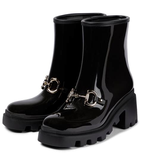 gucci rubber boots mens|Gucci ankle boots on sale.